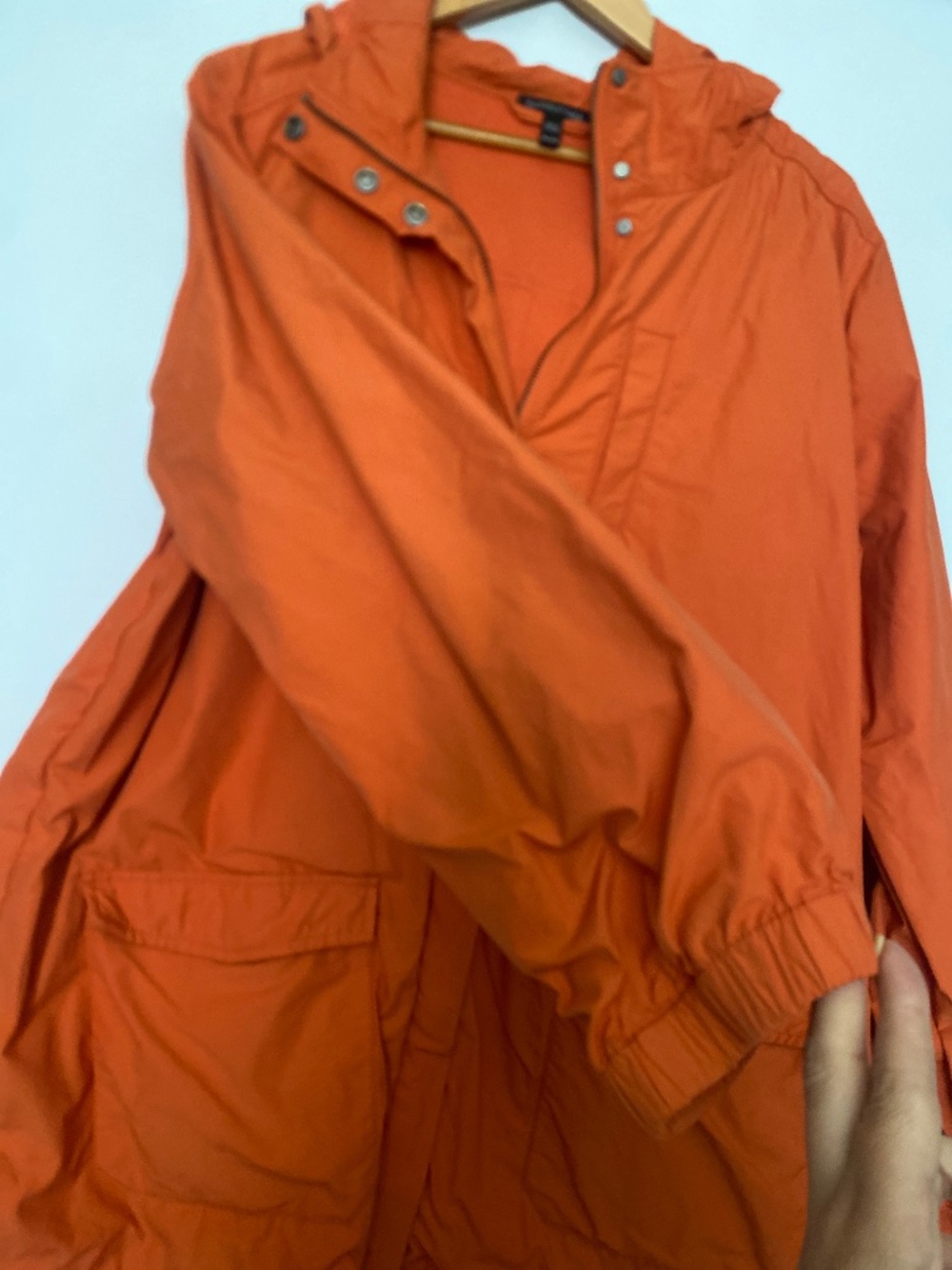 Eileen Fisher XL Anorak Hooded Jacket - Picture 8 of 15
